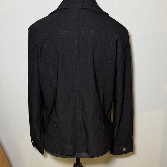 Simon Chang Charcoal Denim Jacket - Picture 8 of 8